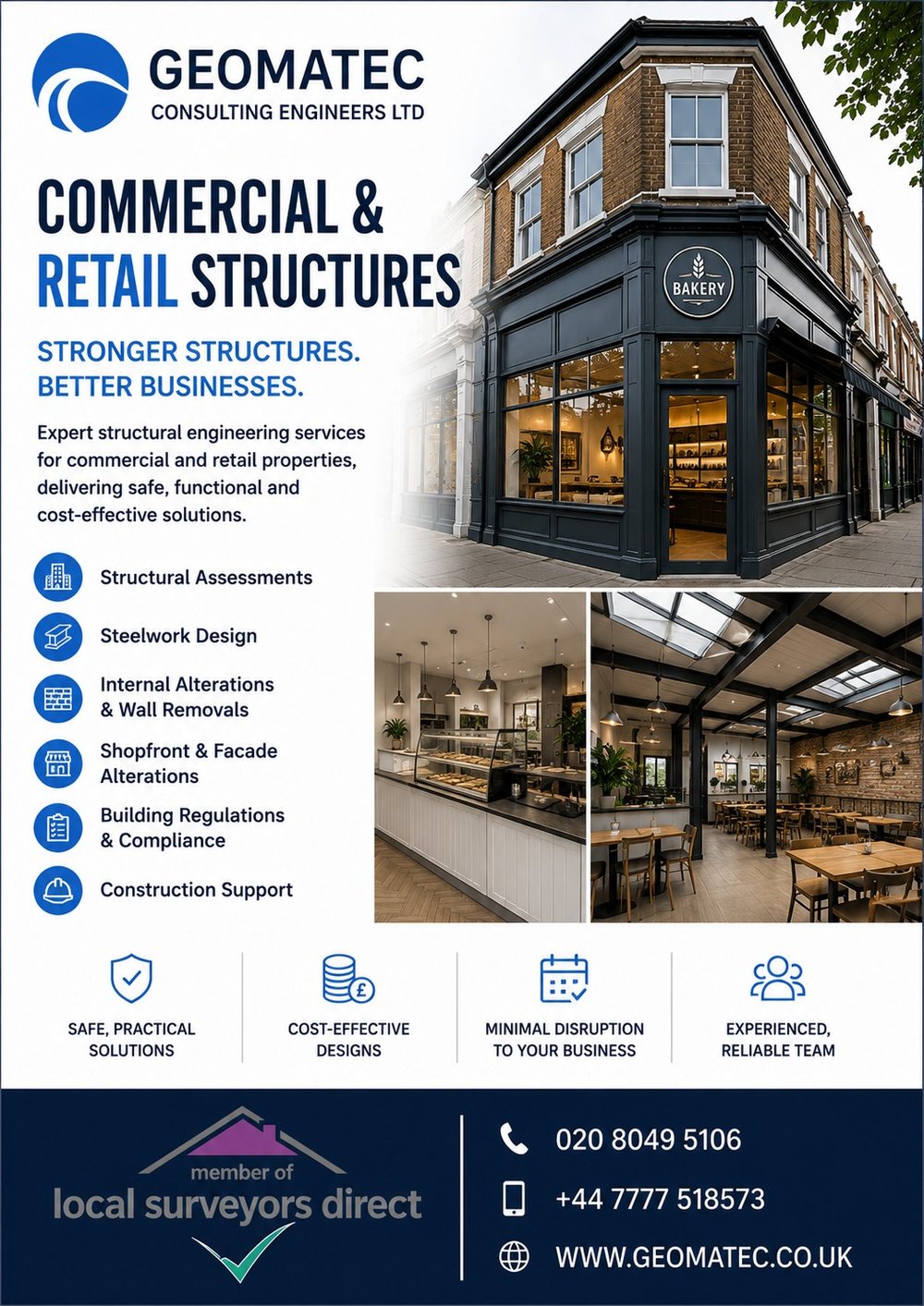 Geomatec commercial and retail structures brochure