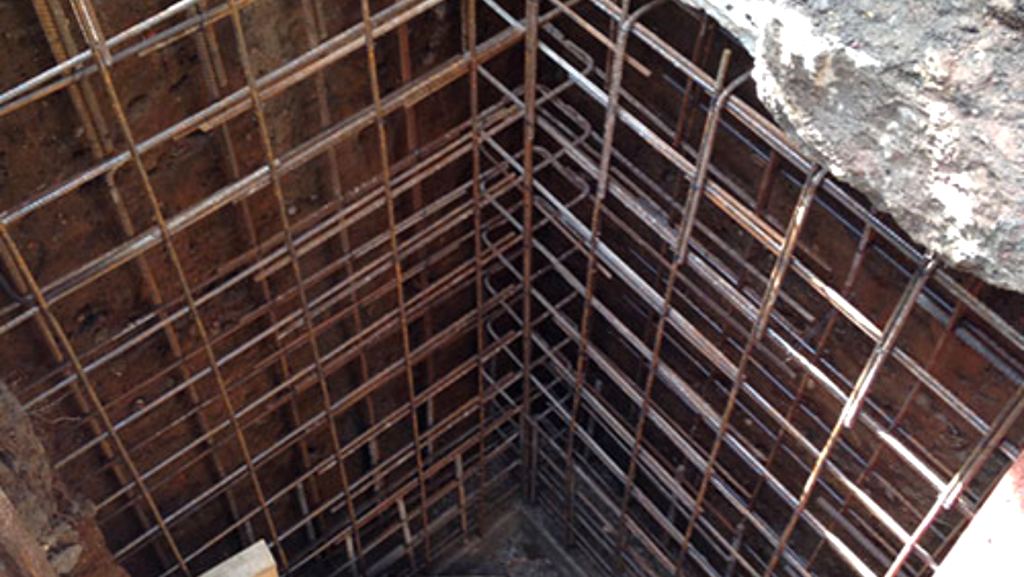 Reinforcement cage for a piled foundation